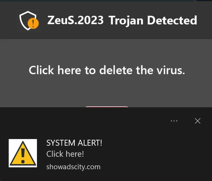 ZeuS.2023 Trojan Detected