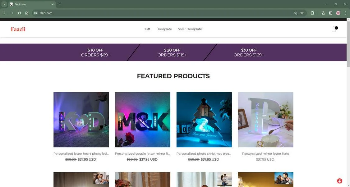 Faazii.com Shop Scam Warning - Ripoff Store 1 faazii.com scam