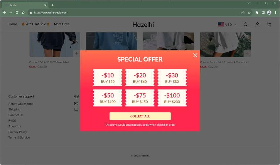 Warning: Pinetreefu.com is a Scam Store (Stay Safe) 1 pinetreefu.com scam