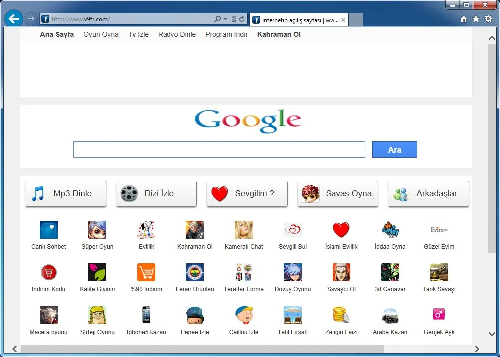 [IMAGE: V9tr.com virus]