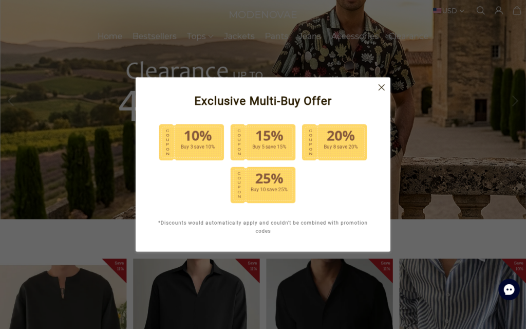 Modenovae.com scam