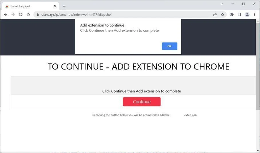 How to Remove Ufxxs.xyz Ads (Virus Removal Guide) 1 Image: Ufxxs.xyz browser redirect