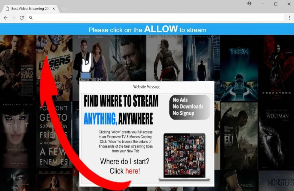 Meganotify.com pop-up ads Meganotify.com pop-up ads virus