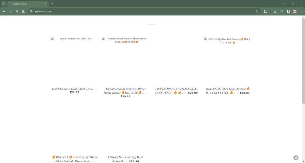 Mallsurent.com Scam Store: What You Need To Know 1 Mallsurent.com scam