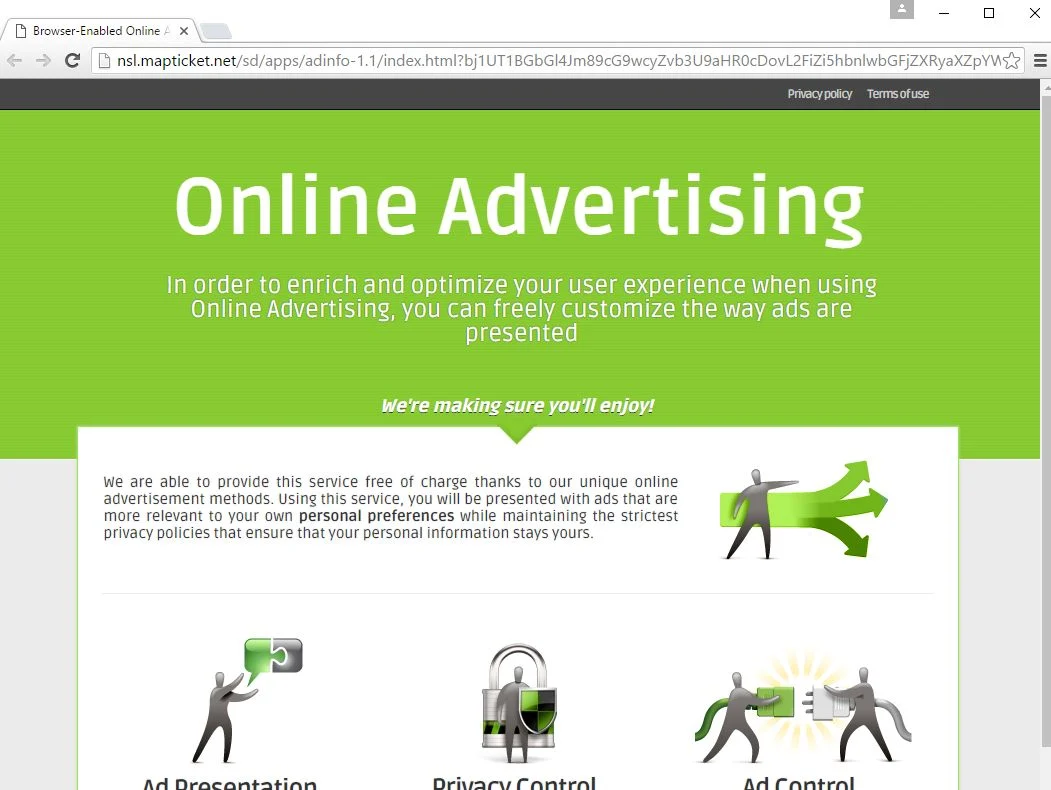 nsl.mapticket.net adware nsl.mapticket.net redirect