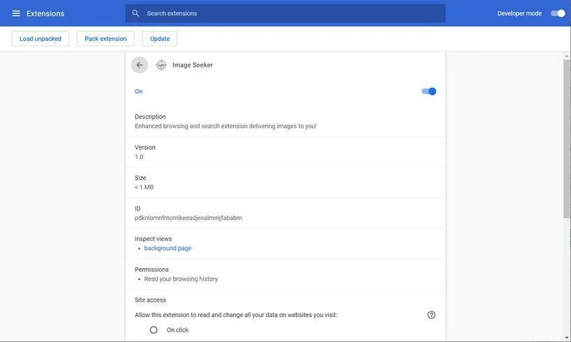 Remove Image Seeker browser hijacker (Virus Removal Guide) 1 Image Seeker