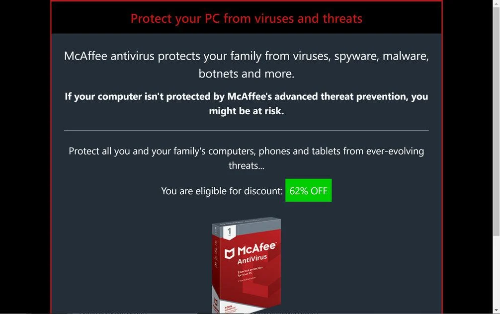 Image:  Security-scanner.xyz scam