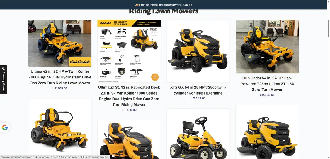 Megasaleusa.shop scam