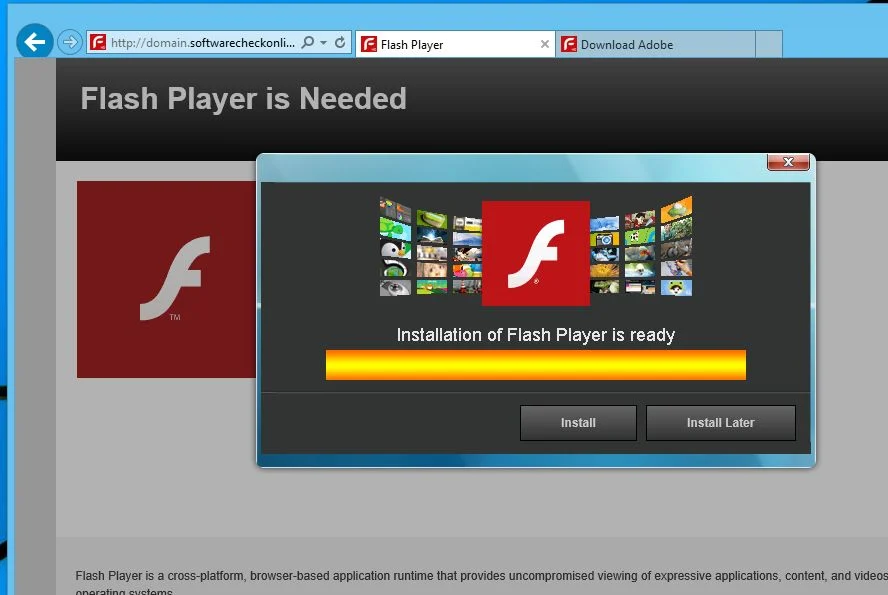 domain.softwarecheckonline.com virus