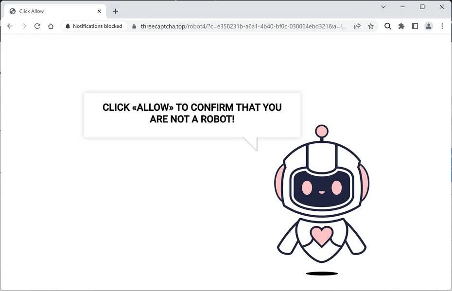 Remove Threecaptcha.top Pop-up Ads (Virus Removal Guide) 1 Image: Threecaptcha.top Ads