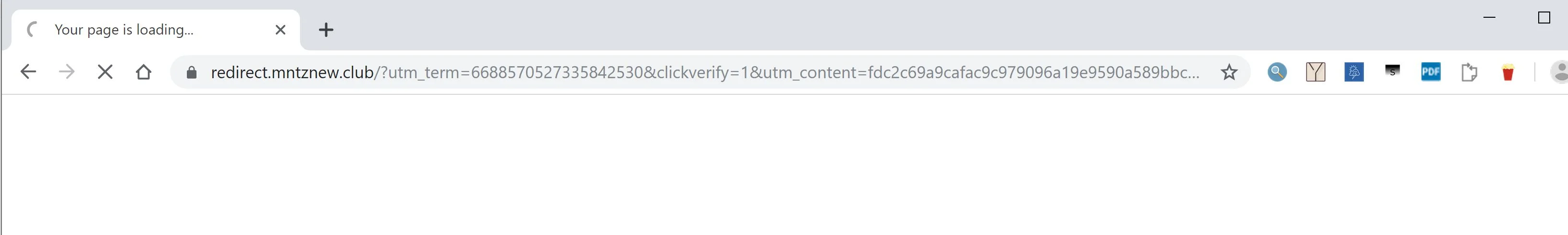 Remove Redirect.mntznew.club redirect (Virus Removal Guide) 1 Image: Chrome browser is redirected to Redirect.mntznew.club