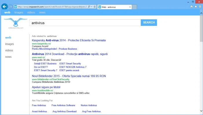 Airzip.inspsearch.com virus