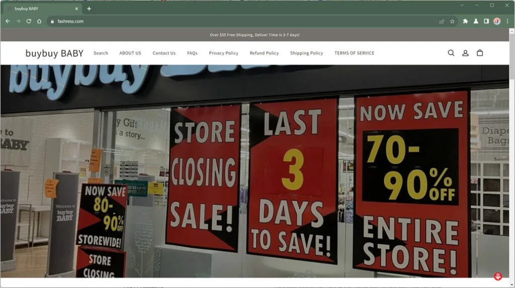 Fashress.com Store Exposed as a Scam - Facts Inside 1 fashress.com BBB