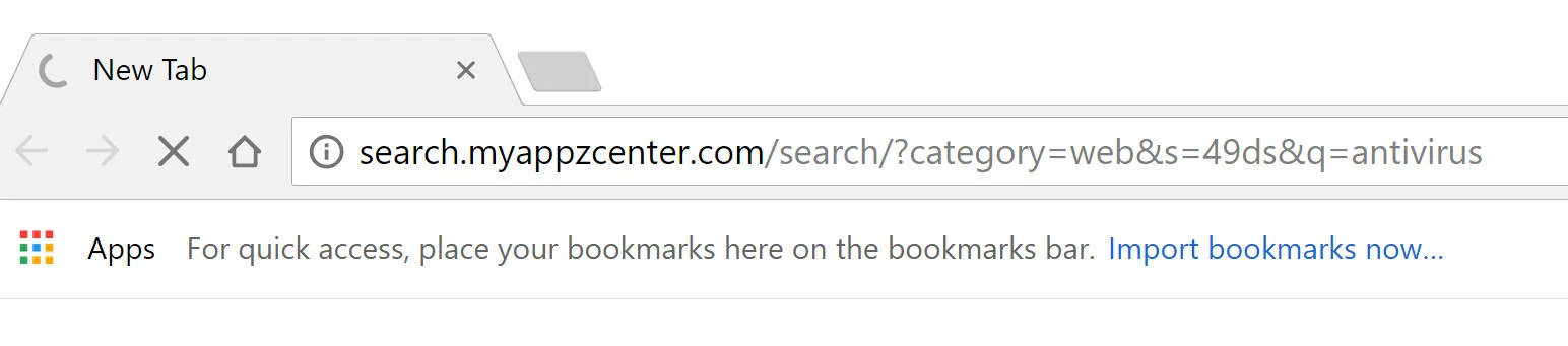Search.myappzcenter.com Redirect Virus