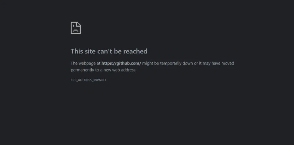 Top Tips for Resolving the ERR_ADDRESS_INVALID Error 1 ERR_ADDRESS_INVALID Chrome Error