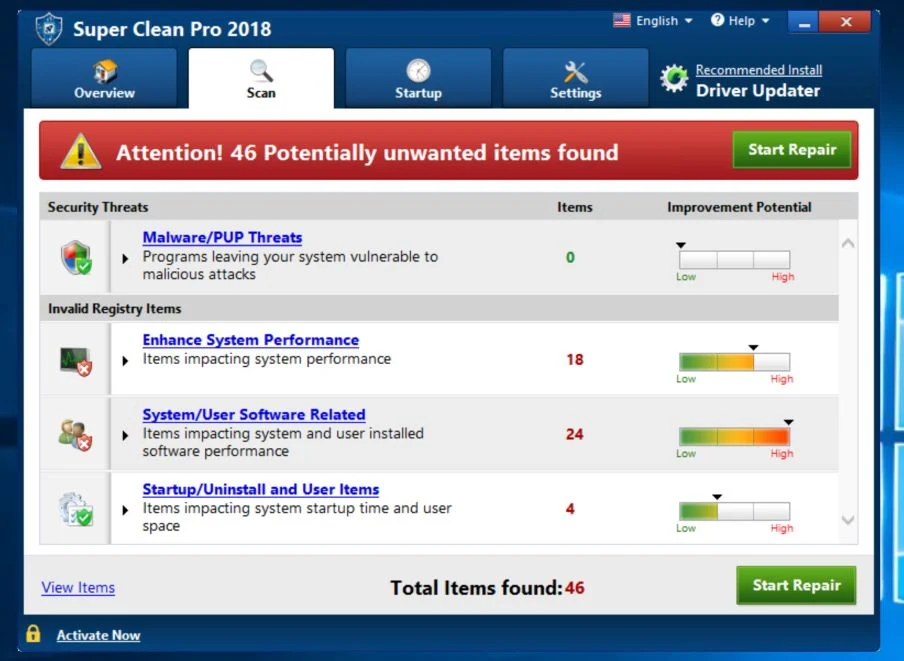 How To Remove Super Clean Pro 2018 (Virus Removal Guide) 1 Super Clean-Pro 2018 Scam