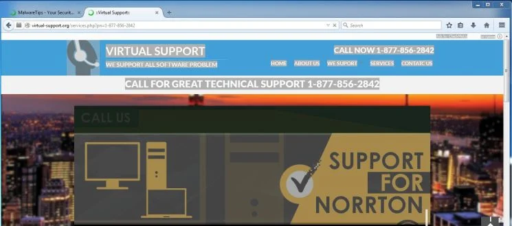 Virtual-support.org virus
