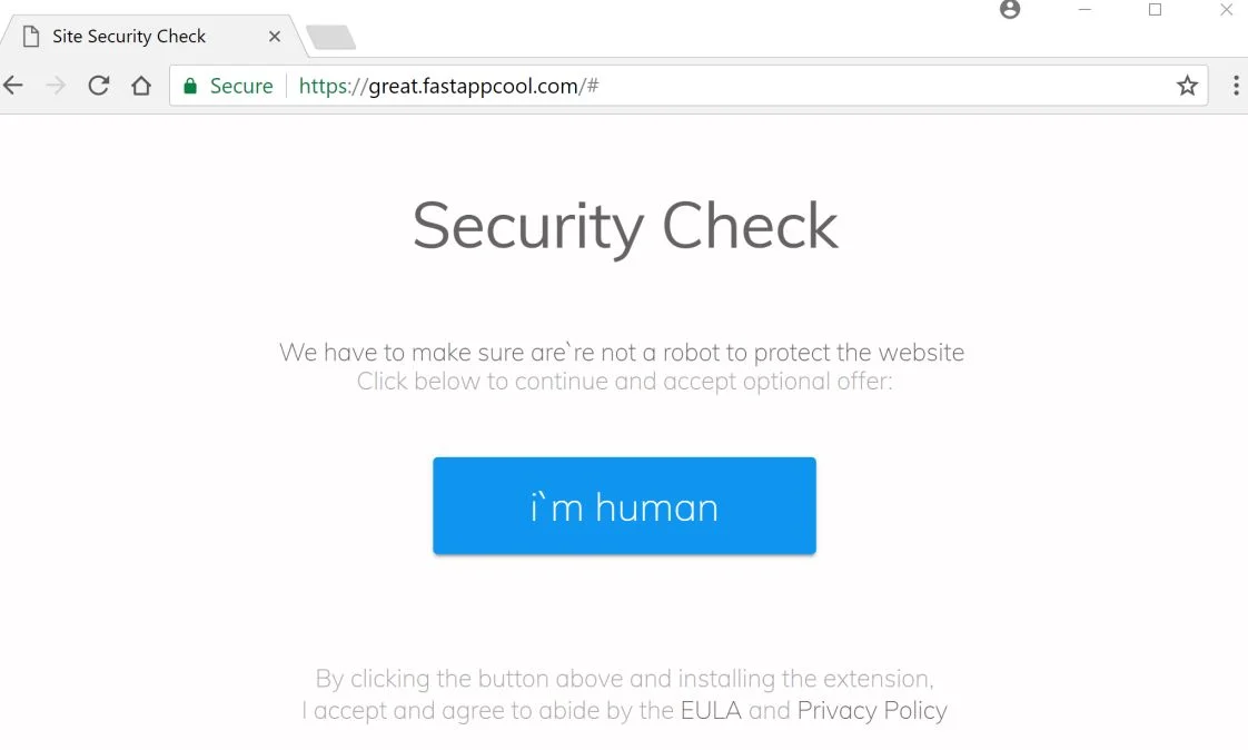 great.fastappcool.com adware virus