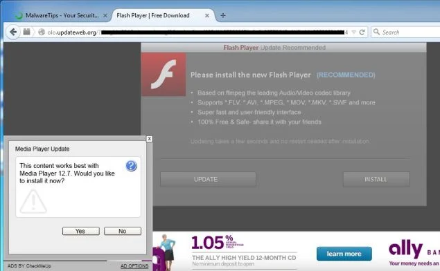 Olo.updateweb.org pop-up virus Olo.updateweb.org virus