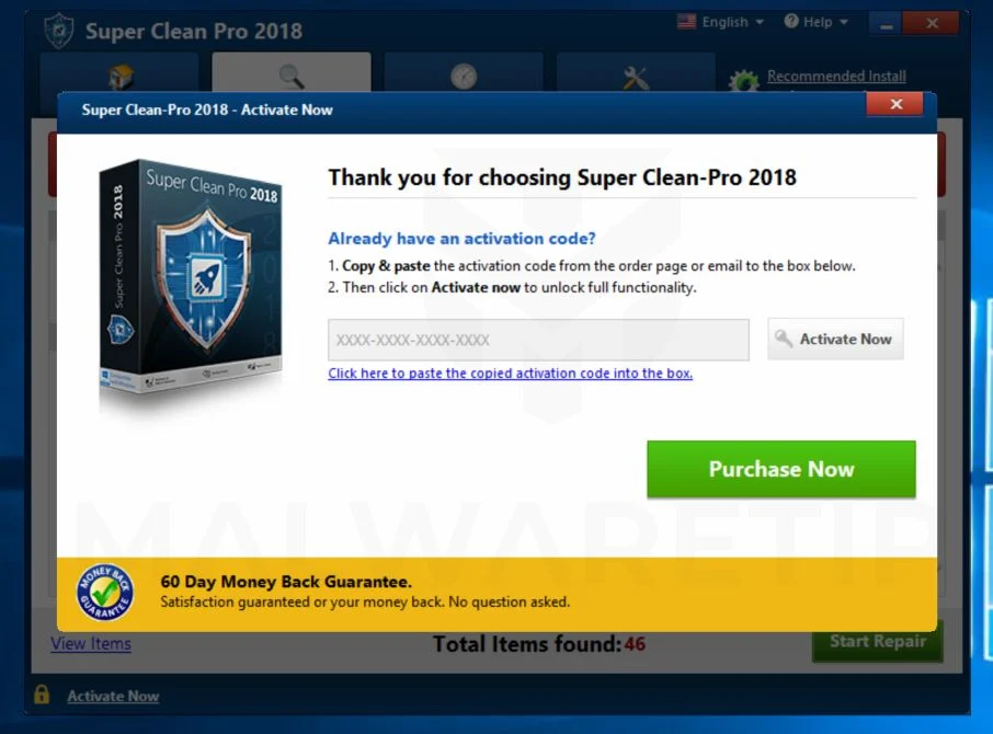 How To Remove Super Clean Pro 2018 (Virus Removal Guide) 2 Super Clean-Pro 2018 POPUP