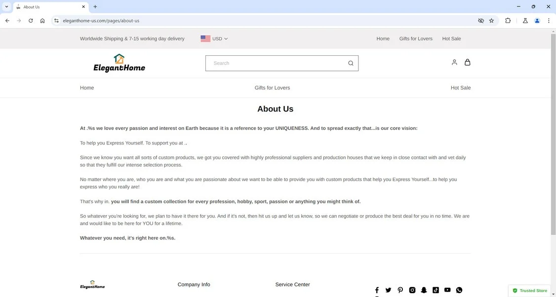 Eleganthome-us.com Scam Store: What You Need To Know 1 Eleganthome-us.com scam