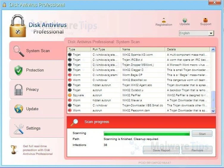 Remove Disk Antivirus Professional (Removal Instructions) 1 [Image: