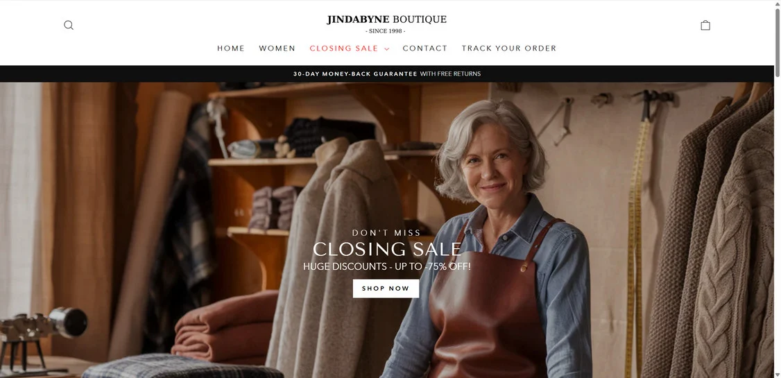 Jindabyne-boutique.com scam
