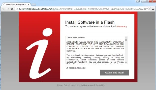 Install Software in a Flash virus