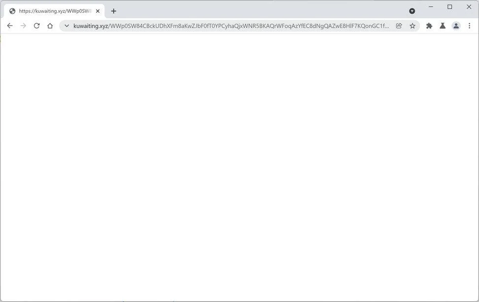 Remove Kuwaiting.xyz redirect (Virus Removal Guide) 1 Image: Chrome browser is redirected to Kuwaiting.xyz