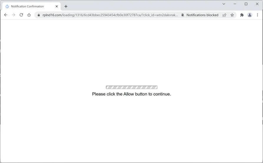 How to Remove Rplnd16.com Pop-up Ads (Virus Removal Guide) 1 Image: Chrome browser is redirected to Rplnd16.com