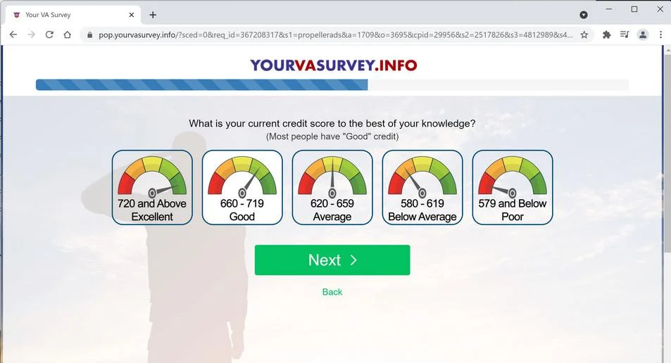 Remove Yourvasurvey.info pop-up ads (Virus Removal Guide) 1 Image: Chrome browser is redirected to Yourvasurvey.info