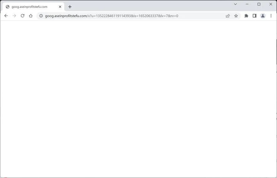 Image: Aseinprofitstefu.com browser redirect