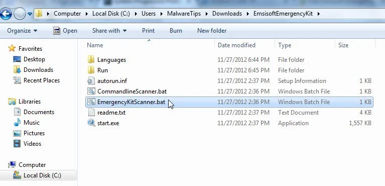 EmergencyKitScanner.bat file