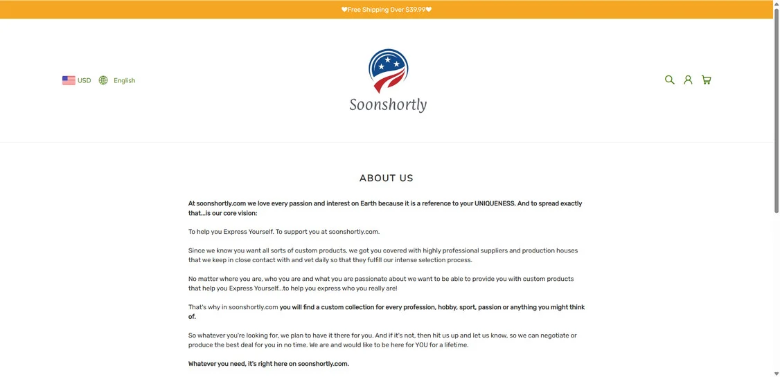 Soonshortly.com scam