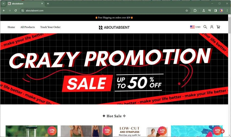 Aboutabsent.com Scam: Red Flags of This High-Risk Website 1 aboutabsent.com scam
