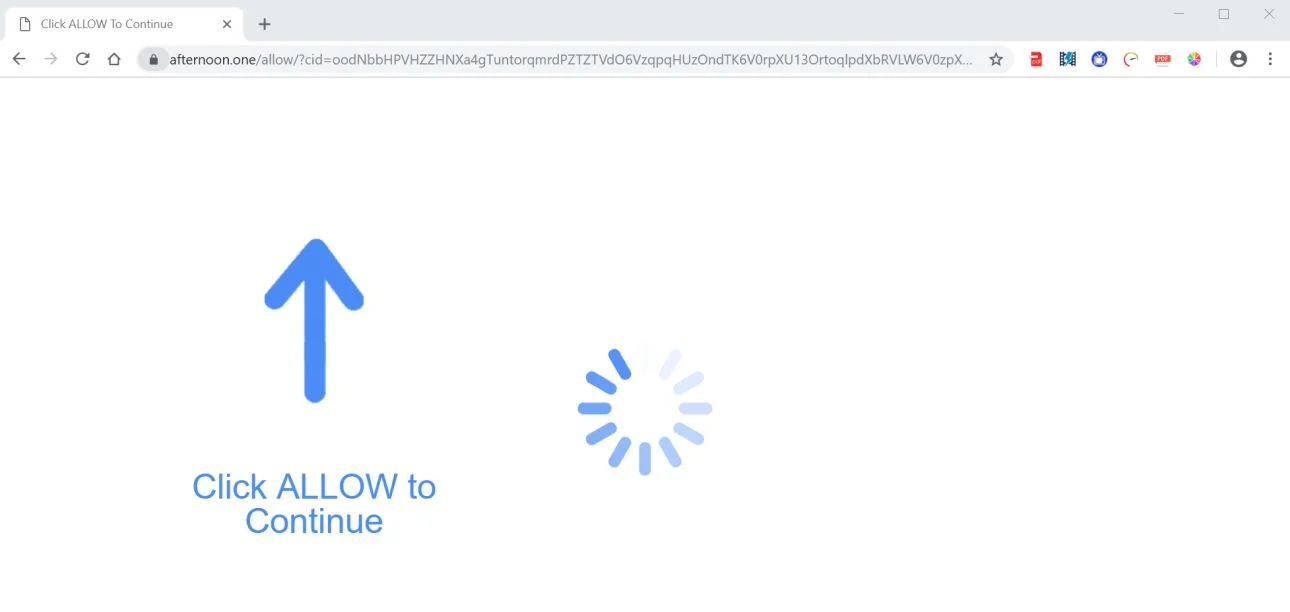 How to remove Afternoon.one pop-up ads (Virus Removal Guide) 1 afternoon.one redirect virus