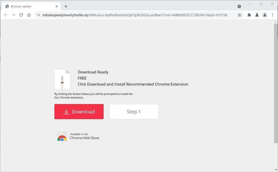 Remove Initiatespeedyheavilythefile.vip redirect (Virus Removal Guide) 1 Image: Initiatespeedyheavilythefile.vip scam ads