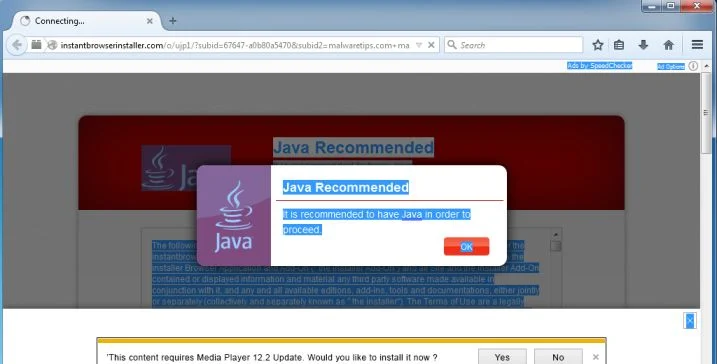 InstantBrowserInstaller.com virus