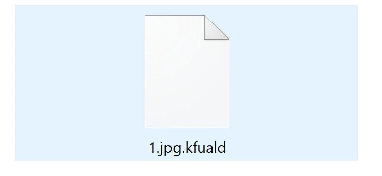 Image: Kfuald ransomware