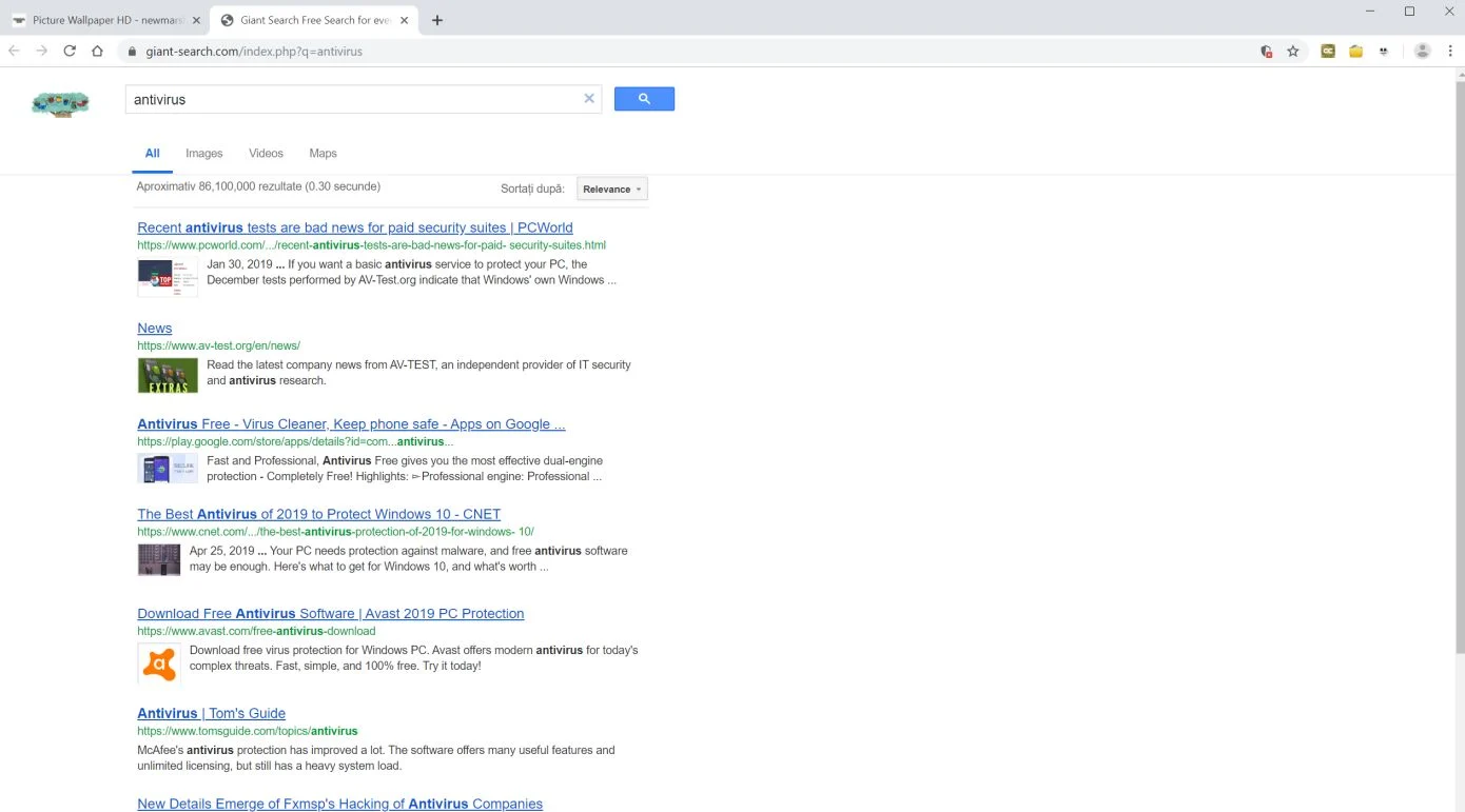 How to remove Giant-Search.com redirect (Virus Removal Guide) 1 Image: Google Chrome is redirected to Giant-search.com