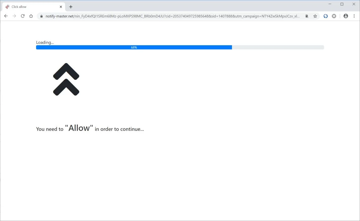 How to remove Notify-master.net pop-up ads (Virus Removal Guide) 1 Image: Chrome browser is redirected to Notify-master.net