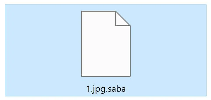 Image: SABA Files Encrypted