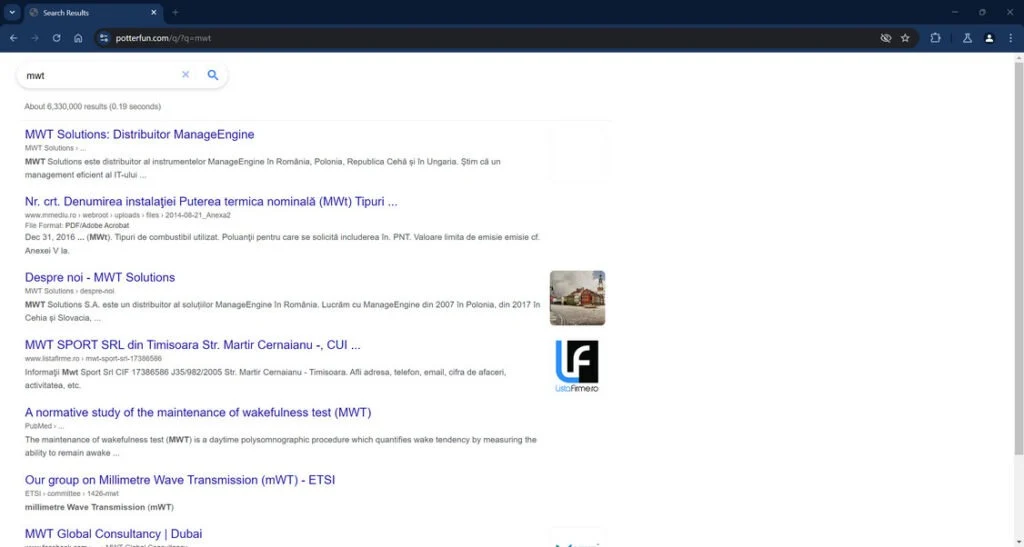How to Remove GalacticGravitonor Hijacker: A Complete Malware Removal Guide 1 Potterfun.com scam