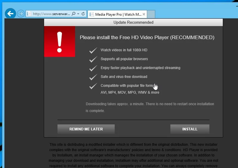 Serverwarehub.com virus