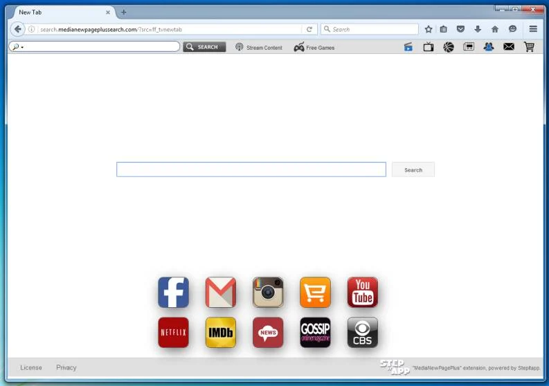 Search.medianewpageplussearch.com virus