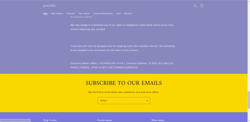 porachic.com scam