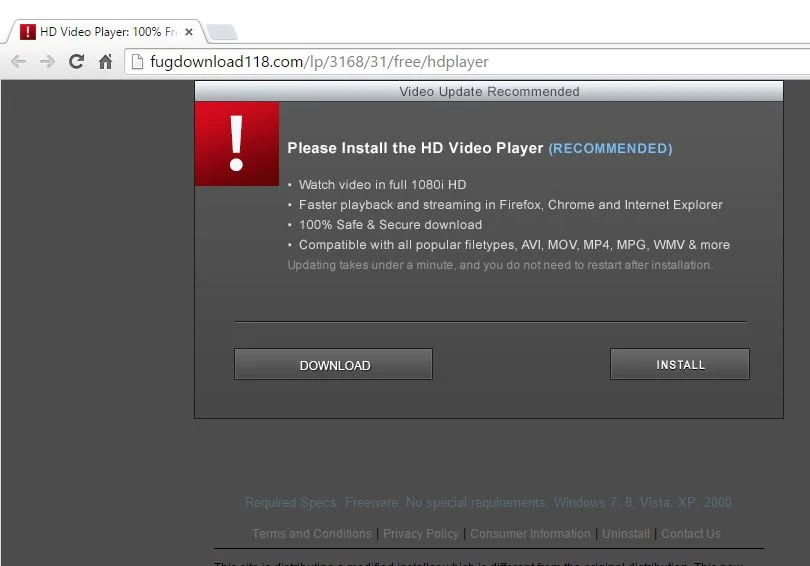 Fugdownload118.com virus