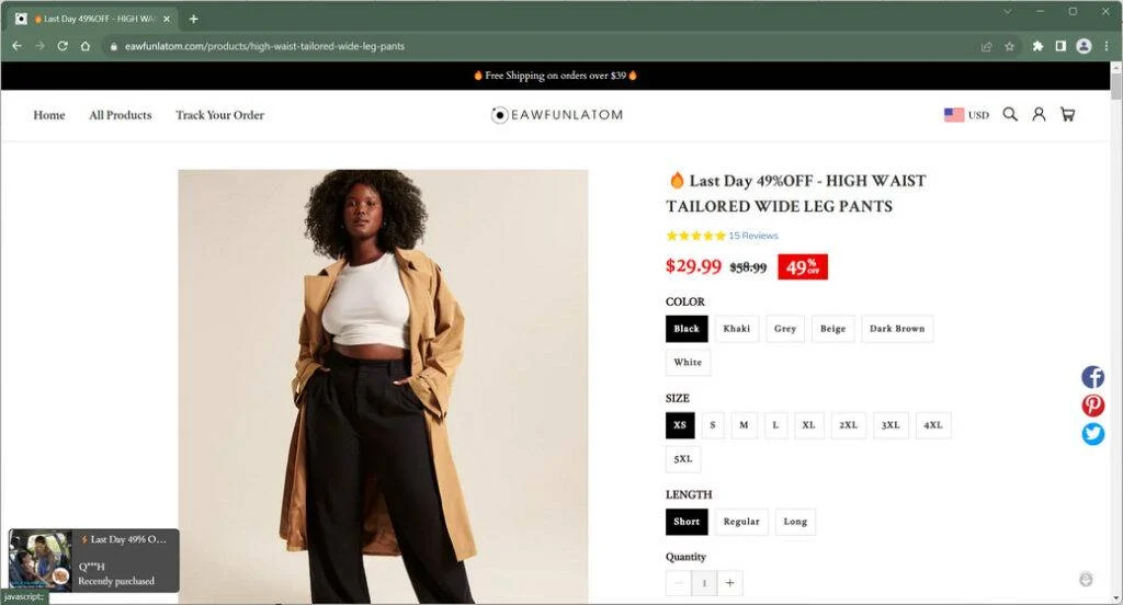 Is Eawfunlatom.com Safe or a Scam? Crucial Info Here 1 Eawfunlatom.com china nocompany only email