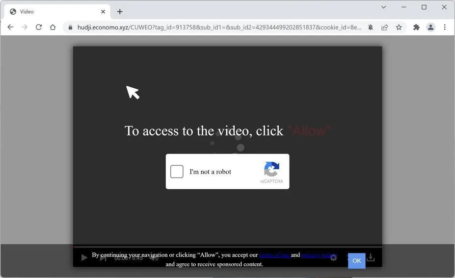 How to Remove Economo.xyz Pop-up Ads (Virus Removal Guide) 1 Image: Chrome browser is redirected to Economo.xyz