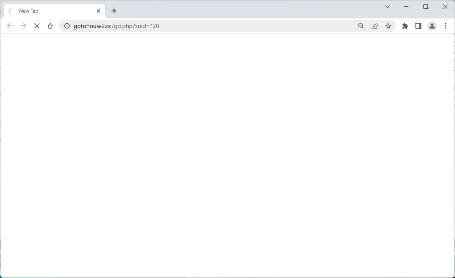 How to Remove Gotohouse2.cc Redirect (Virus Removal Guide) 1 Image: Gotohouse2.cc Chrome browser redirect